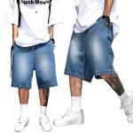 Loose Denim Shorts Blue - Image 2