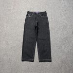 Straight Leg Jeans Black