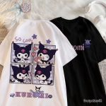 Kuromi Cartoon T Shirt White - Image 3