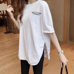 Beauty Flower Oversized T Shirt White