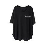 Beauty Flower Oversized T Shirt Black